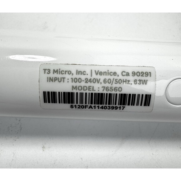 T3 Micro 76560 SinglePass Wave Professional Styling Wand Hair Waver - Picture 4 of 4